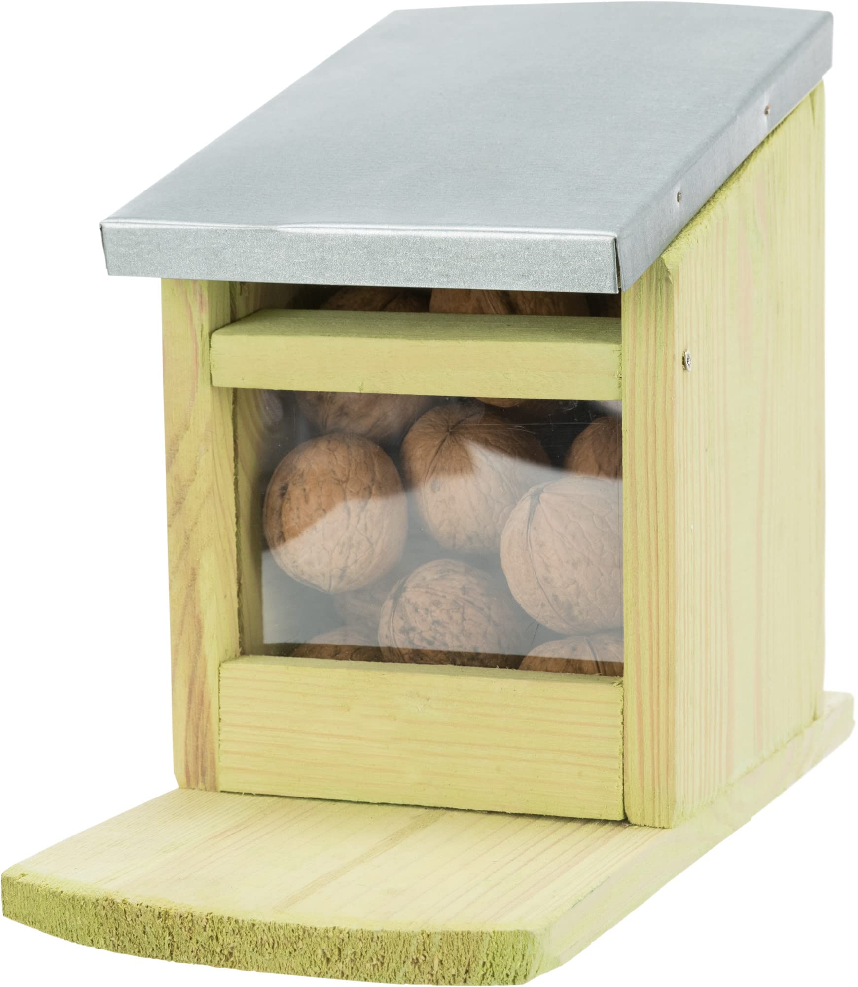 TRIXIE 897g Pine Metal Squirrel Feeder 59607,Black