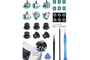 GUBASA Ps5 Joystick Replacement for Sony PlayStation 5 Ps5 Controller Repair Kit for Ps5 Analog Stick Replacement 3D Sensor Module Joystick for Dualsense Ps5 Controllerjoystick Replacement Accessory (6Pack)