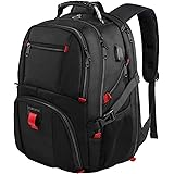 YOREPEK Backpack for Men,Extra Large 50L Travel Backpack with USB Charging Port,TSA Friendly Business College Bookbags Fit 17