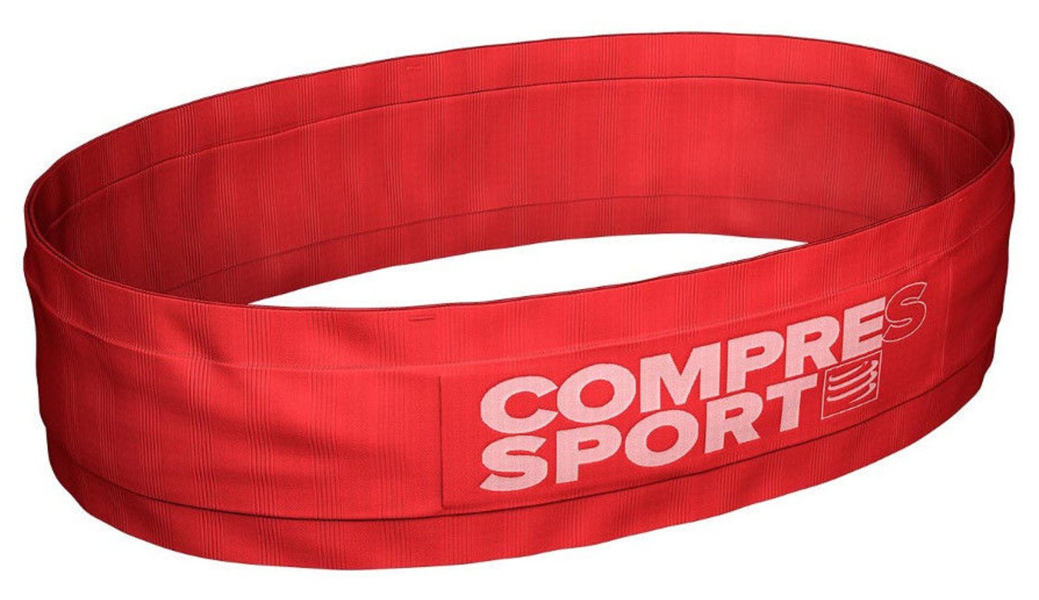 COMPRESSPORT Adult Free Belt White XL-XXL Running Belt Red
