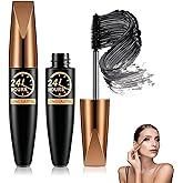2PCS 4D Silk Fiber Lash Mascara, 2026 New Black Fibre Mascaras,Waterproof Smudge Proof, Lengthening and Thick, Long Lasting, All Day Exquisitely Full