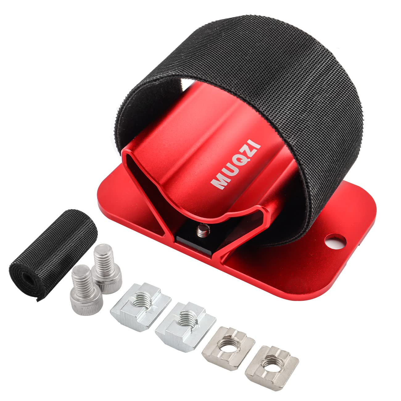 MUQZI Bicycle Rear Wheel Holder Mount Car Carrier Holder Installation Mount for Road Mountain Bike Safe Transportation, Red