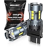 SEALIGHT 3156 3157 LED Bulb White Reverse Lights, 3056 3057 4057 4157 LED Light Bulb with Projector Replacement for Tail Ligh