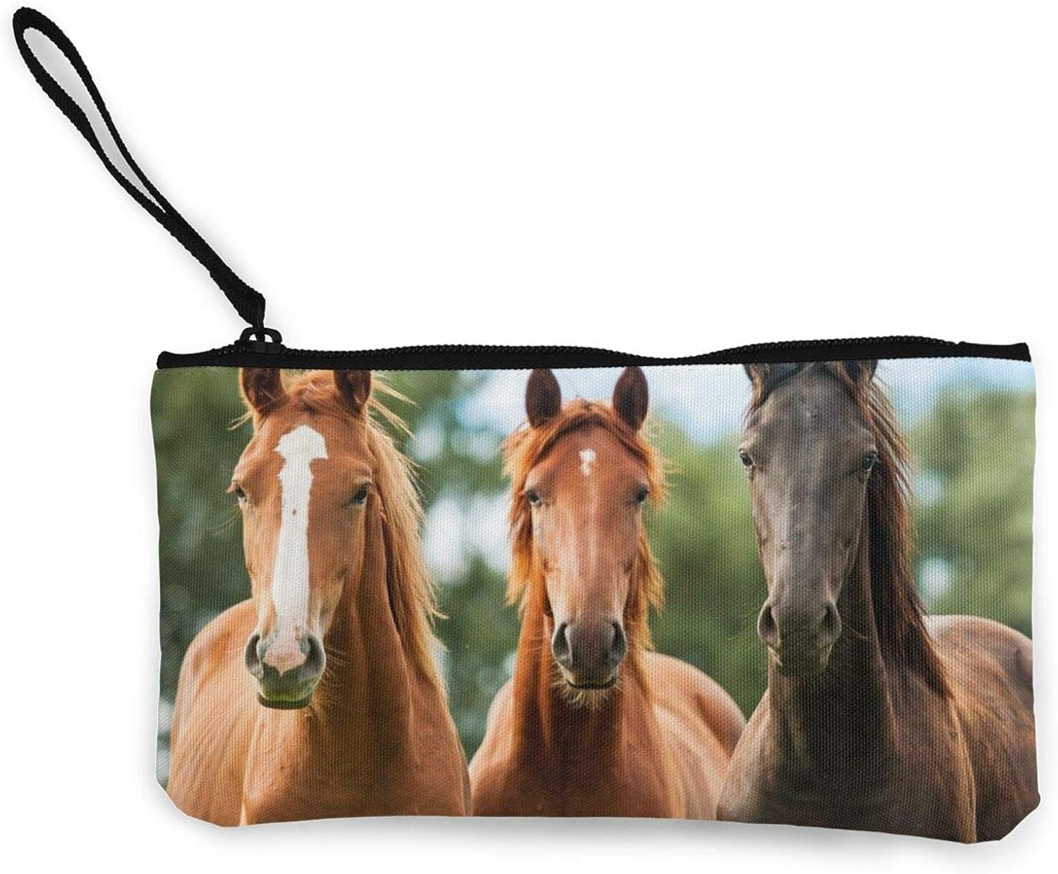 Young Horses Womens Coin Change Purse Pouch Multipurpose