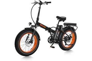 NARRAK Fat Tire Folding Electric Bike, 48V & 624Wh Lithium Removable Battery, Peak 1100W Brushless Motor, Max Speed 28Mph, M5 Large LCD Display, Suspension, Step-Over/Thru Frame