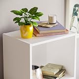 Vida Designs Oxford 4 Tier Cube Bookcase White Wooden Shelving Storage Unit view 4