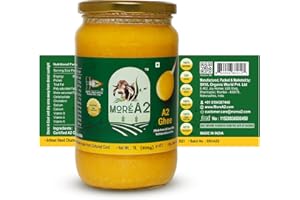 SKVL-ORGANIC WORLD 32 Oz (1 L) More A2 Cultured Ghee | Free range | Grass Fed Cows | Bilona Ancient/ayurvedic Hand Churning Method | Prepared Utilizing natural source of Energy
