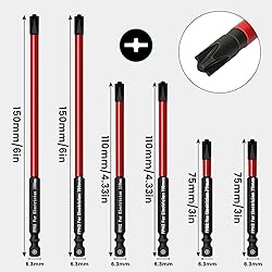Phillips Slotted Bit Set - 6PCS LATTOOK Cross Head