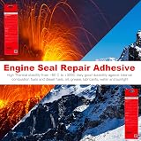 flintronic RTV Engine Sealant 650°F High Temp Silicone 70ml Red view 6