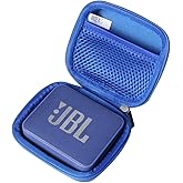 Anleo Hard Travel Case for JBL GO2 - Waterproof Ultra-Portable Bluetooth Speaker (Blue)