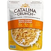 Catalina Crunch Honey Graham Cereal, Keto-Friendly, High Fibre, High Protein, Zero Sugar, 255g