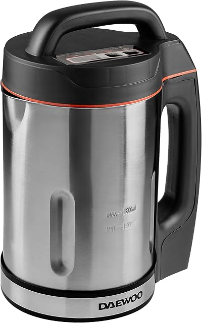 Daewoo 2-in-1 Soup Maker & Smoothie Blender, 1.6L, Auto Stir Function