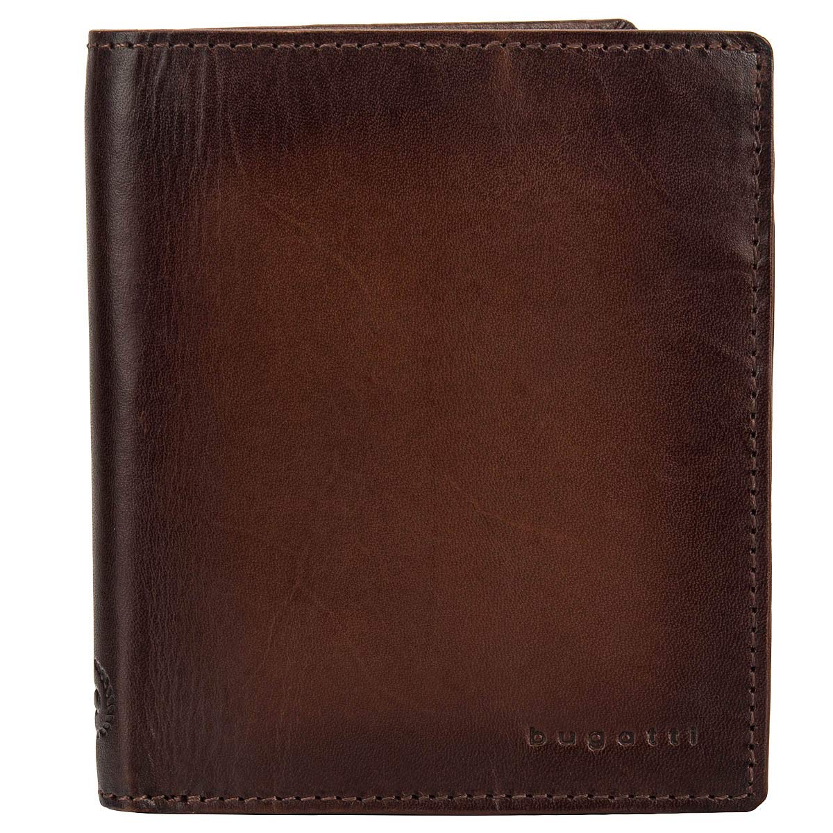 bugatti Domus RFID Wallet with Flap High Cognac, Cognac, Sold in One Size, Elegant, Cognac, vendu en Taille Unique, Elegant
