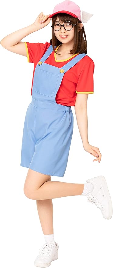 Amazon Party City なりキャラ研究部 コスプレ 爆走キャップガール レディース 赤 青 おもちゃ おもちゃ