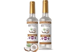 Matteo's Sugar-Free Fruit Syrup, Sweeteners for all types of Beverages - for Pastry, Dessert, Kitchen, Restaurant and Bars, T