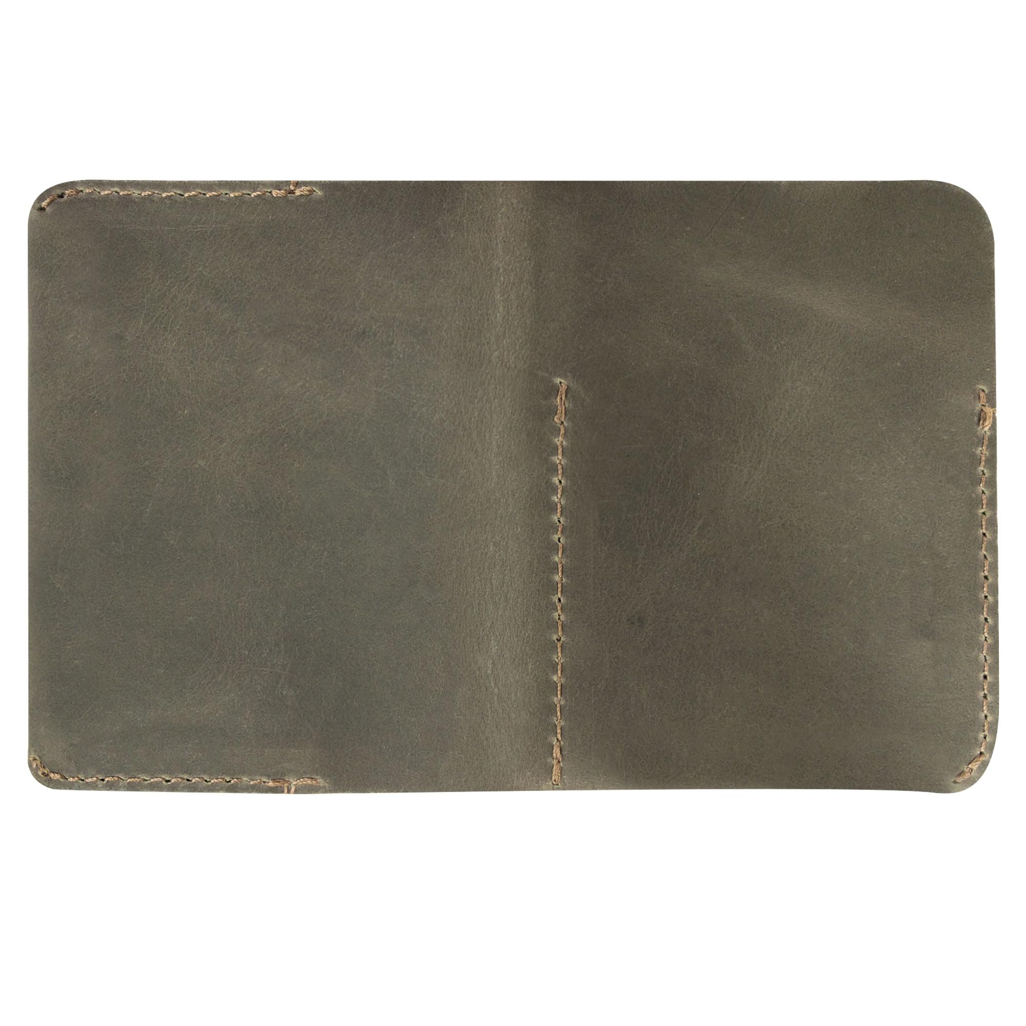 Full Grain Leather, Minimal Card Storage, Black Onyx