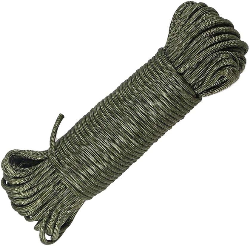 Wolike 15/30/60 metres 7 Strand 100% Nylon Rope 550 Paracord Fire Cord
