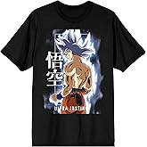 Dragonball Z Super Ultra Instinct Men's Black Graphic Crew Neck Tee