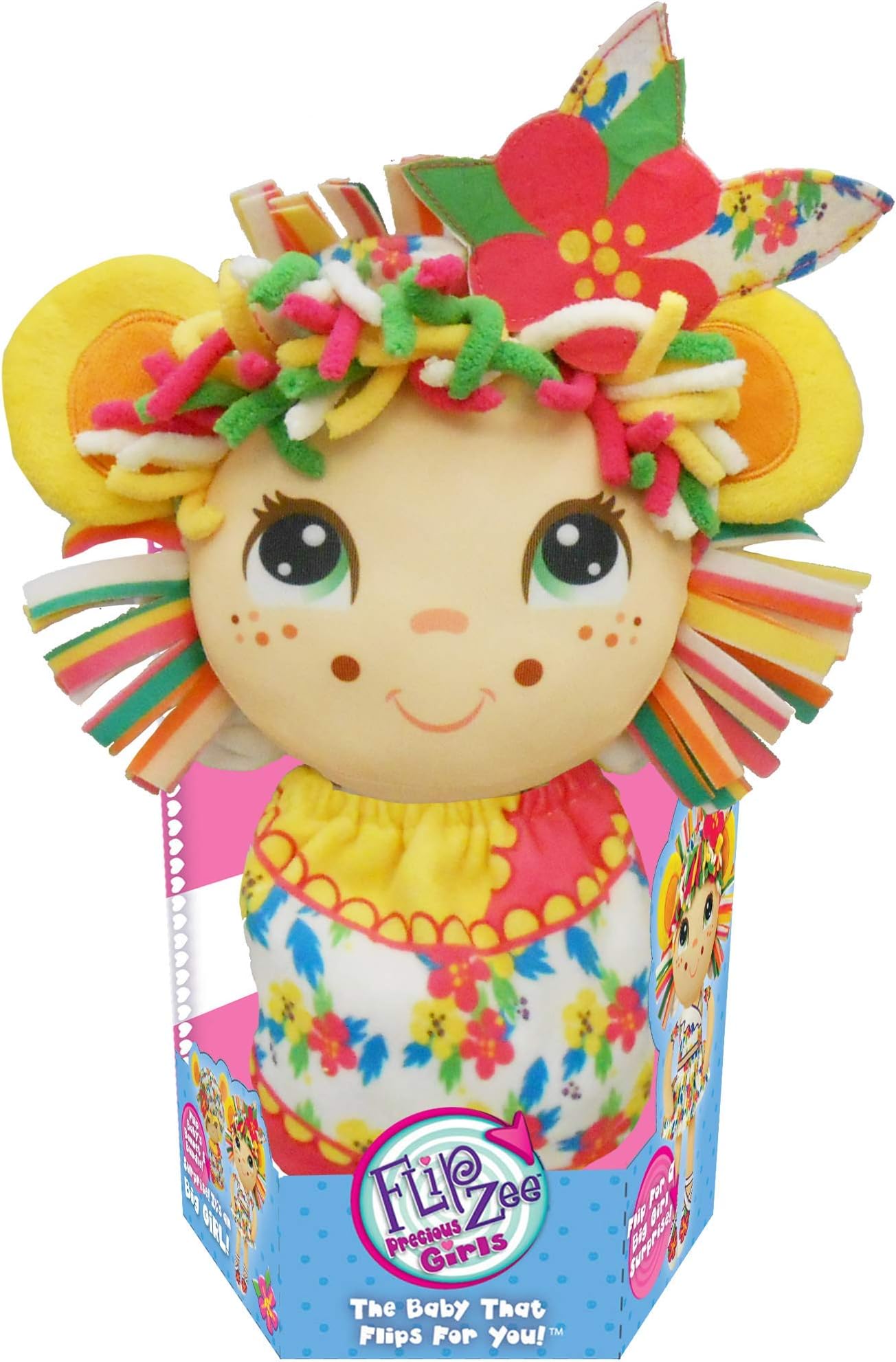FlipZee Precious Girls Lion Toys, 9 inches (039IT)