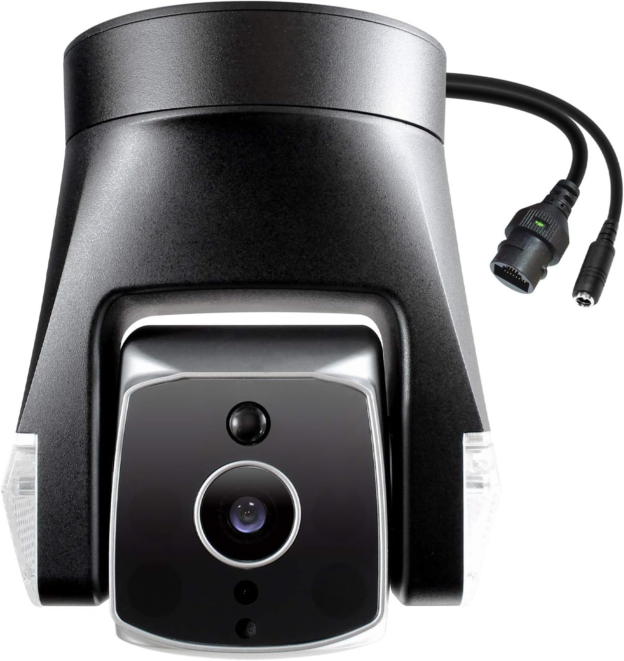 Amaryllo Ares: Biometric Auto Tracking Outdoor PTZ Wi-Fi/Ethernet Security Camera with Face Recognition, Support Fire Warning, Support Person, Vehicle, and Pet Detection, IP66, 1080p FHD, Night Vision