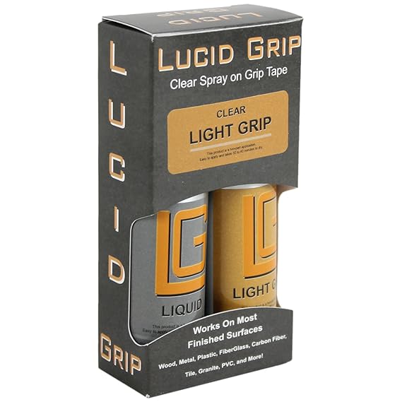 Lucid Grip Standard Clear Spray On Grip Tape Amazon.co.uk Sports