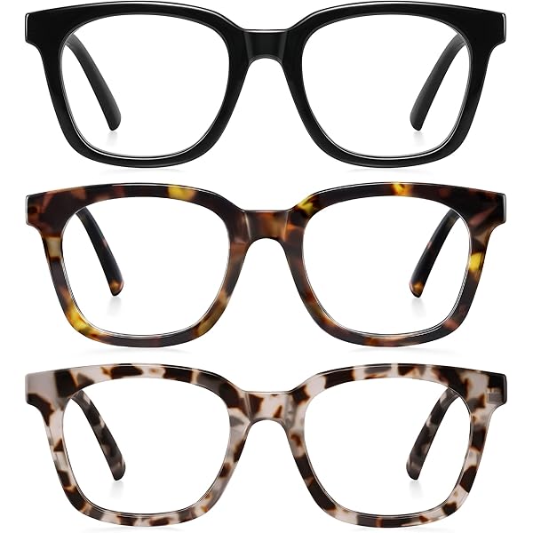 Amazon.com: ZXYOO Oversized Reading Glasses for Women,6 Pack Blue