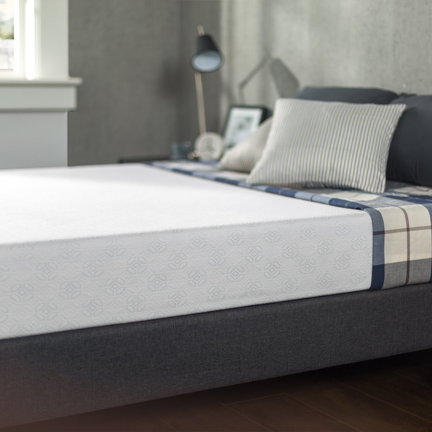 Zinus 8 Inch GelInfused Green Tea Memory Foam Mattress, Twin