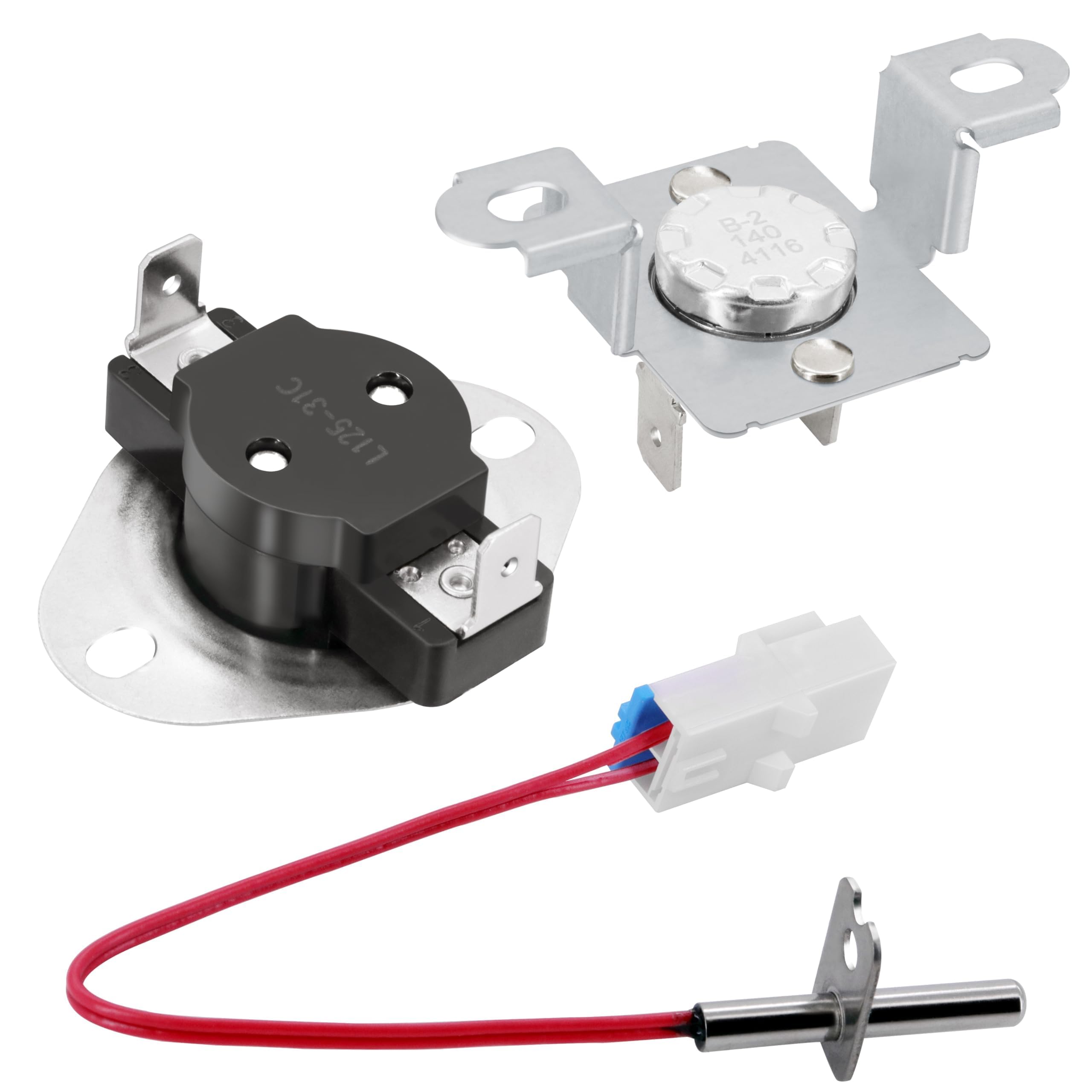Photo 1 of Dryer parts - 6931EL3003D Limit Thermostat 6323EL2001B Thermistor 6931EL3001E Thermostat Fit for L.G Dryer - Replaces AP4440975, 1268366, 6931EL3003E, AH3530485, EA3530485, PS3530485