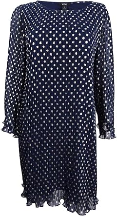 polka dot chiffon dress