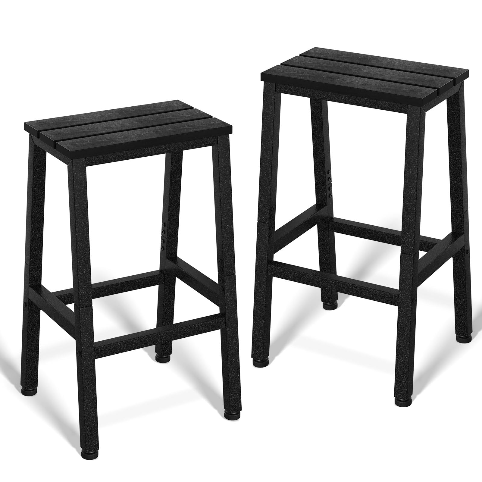 Outside Stool ODK 26 Inch Outdoor Bar Stools Set of 2, Patio Counter Height Stools ...