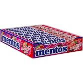 Mentos Red Fruit Mix I 20 Rolls of Red Fruit Flavored Chewy Dragees I 750g 26.45 ounce total I Chewable Candy