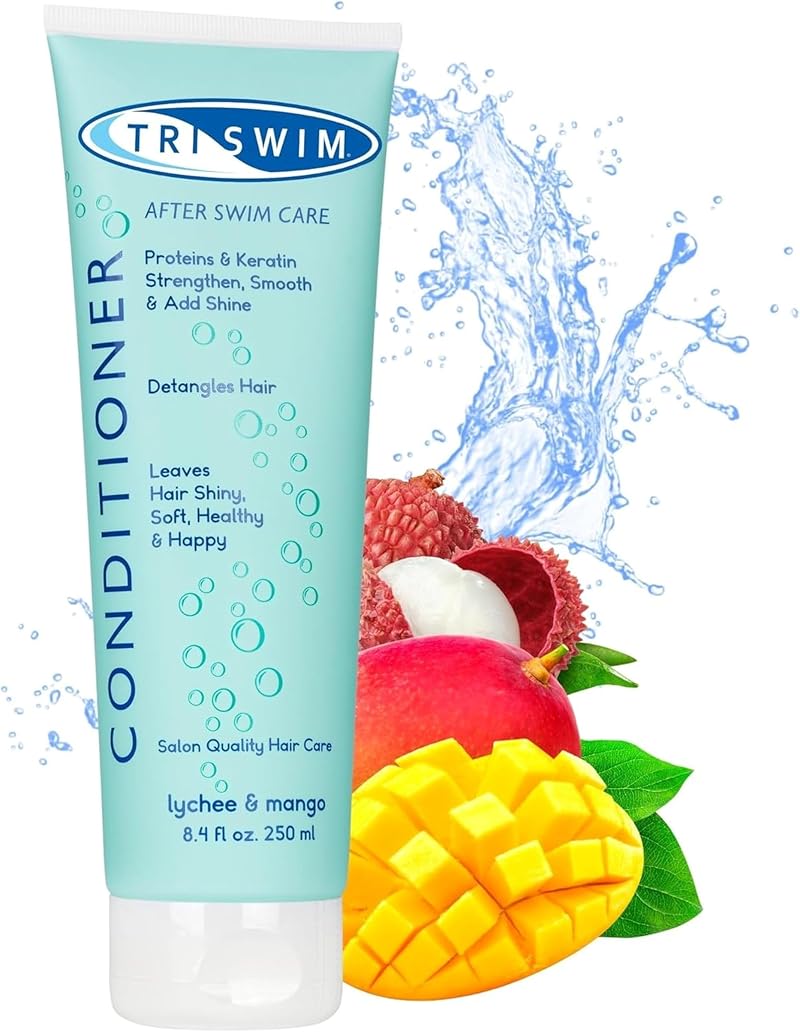 TRISWIM Hair Conditioner for Swimmers After Swim Care Moisturizing Vegan 251ml