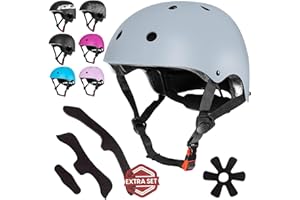MhIL Adults & Kids Bike Helmets for Men Women – Adjustable Certified Kids Helmet for Boys Girls, Bicycle Toddler Helmets for Skateboard Scooter Cycling Multi-Sport Helmets for Toddlers, Kids & Adults