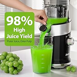 Juicer Machines, Aeitto Cold Press Juicer,4.9" Wide
