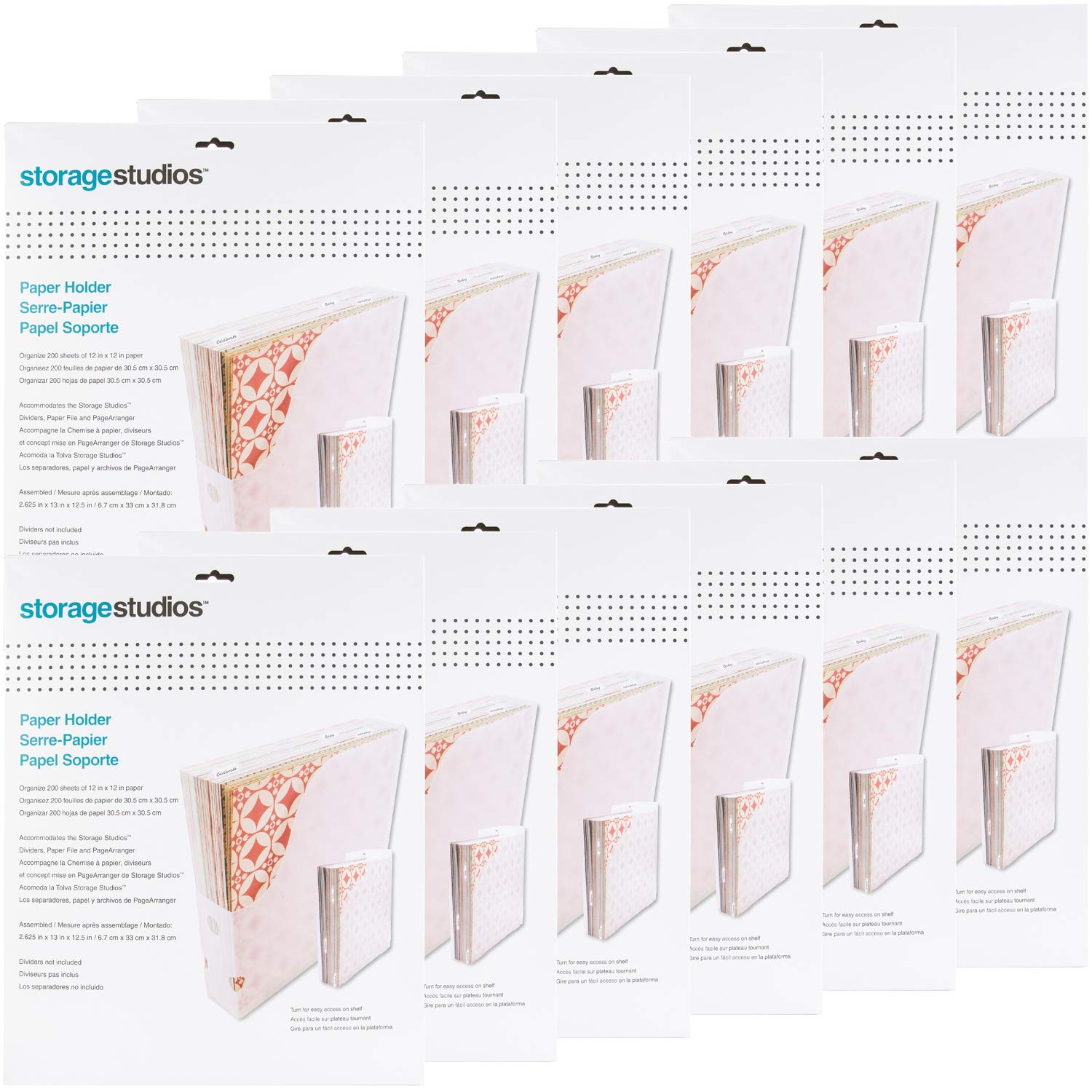 Advantus Corporation Storage Studios Tabbed Dividers W/Labels 36/Pkg, 12.13"X12.88" 12 Pack