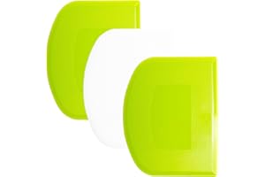 Plastic Dough Scraper, Pastry Scraper Bench Cutter, Bowl Scrapers， Dough Bread Cutters for Cake Decorating Baking