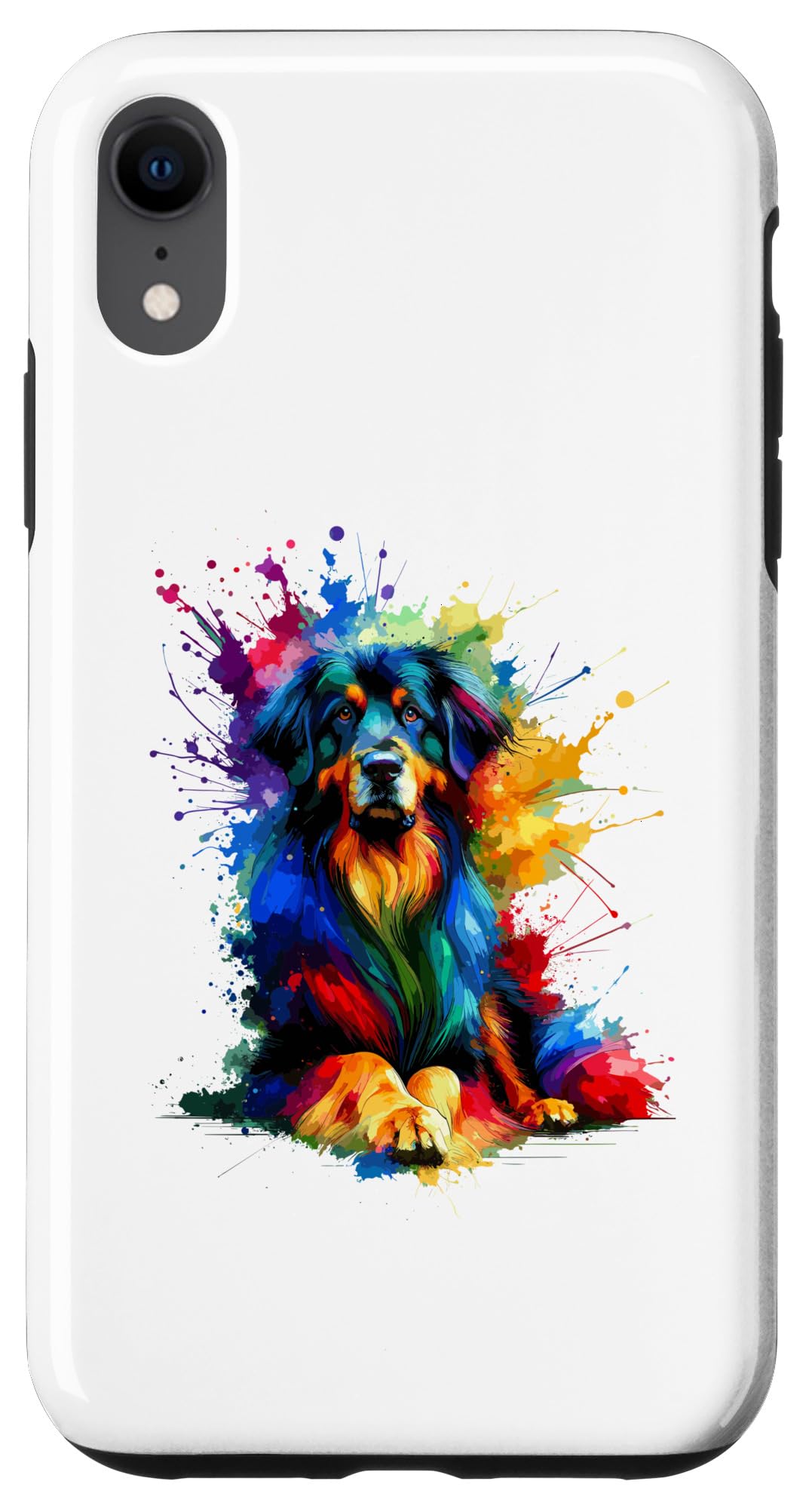 iPhone XR Colorful Splash Art Hovawart Hovawarts Hovi Case
