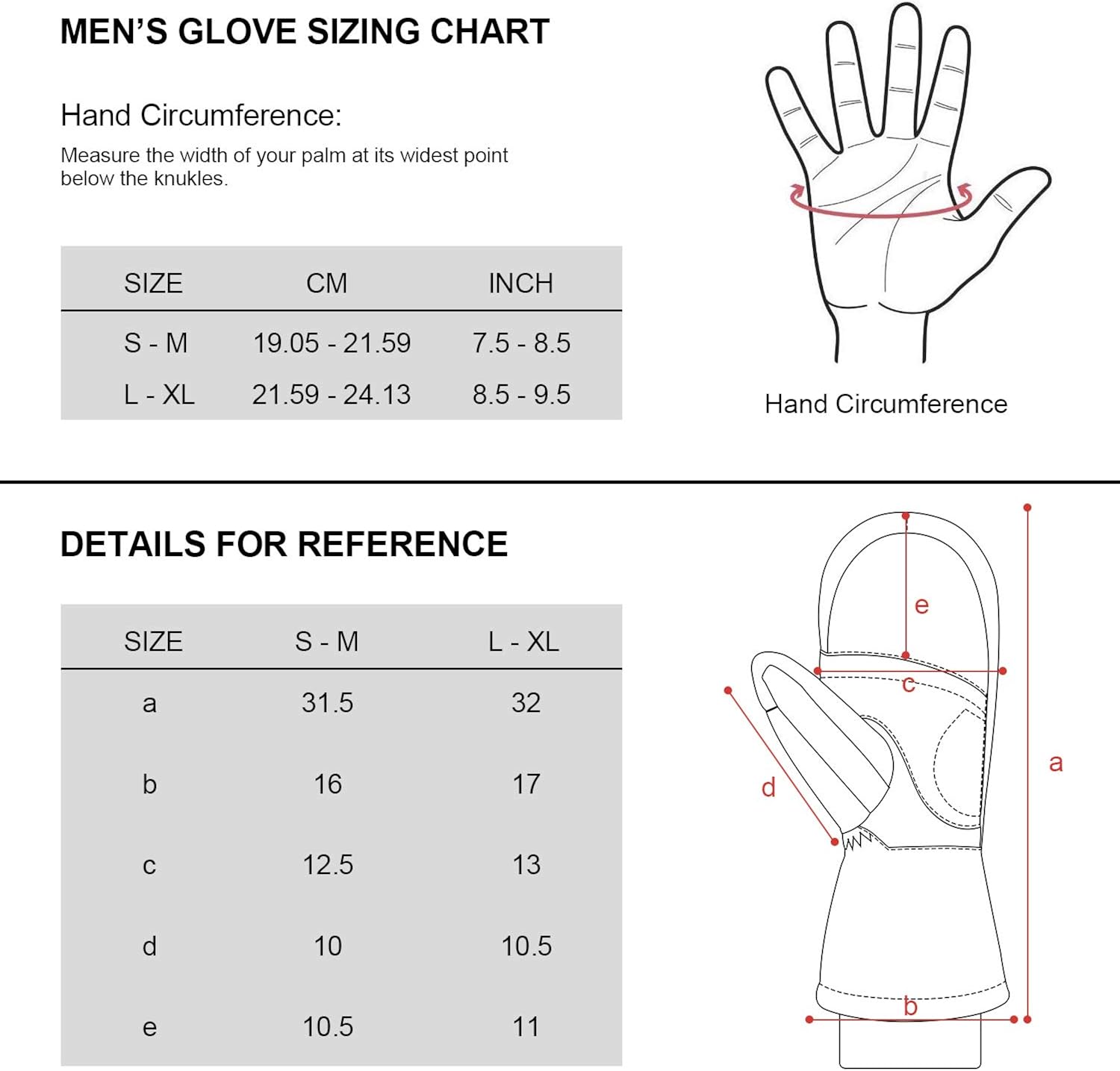 Andake Ski Mittens Gloves Women 90% Down Mittens Cold Weather Waterproof Winter Snow Gloves For Skiing Snowboarding : Clothing