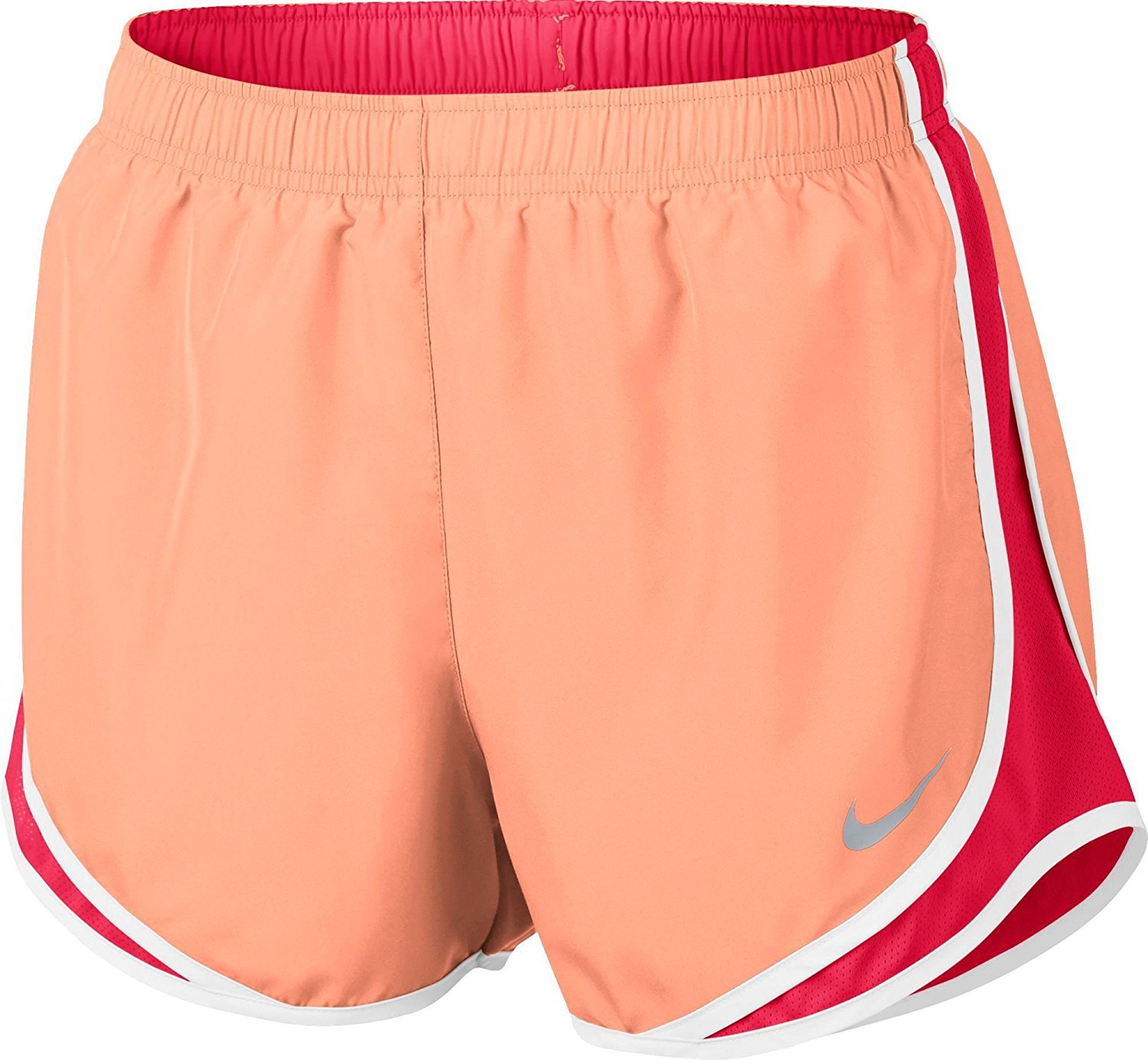 peach nike shorts