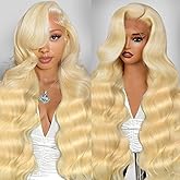 ShengCai 613 13x6 Lace Front Wig Human Hair 200 Density 613 Lace Front Wig Human Hair Body Wave Blonde HD Lace Front Wigs Pre Plucked 30 Inch