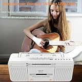 WISCENT Vintage Cassette Player Recorder Bluetooth AM FM Radio USB MP3 Converter view 8