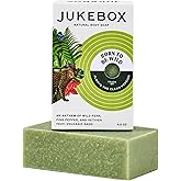JUKEBOX Soap,Born to Be Wild Scent, Natural Bar Soap for Women, Medium Scrub, Cold Process, Bath Soap, No Harmful Ingredients, All Skin Types, Wild Fern,Pink Pepper,Vetiver-a Dr. Squatch Brand-4.5oz