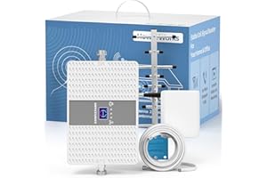 Cell Phone Booster for House, 3G 4G LTE Band 4 Band 5 Cell Booster Cell Phone Signal Booster for Rogers, Fido, Telus, Bell Up