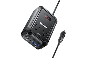 VANSOET 200W Car Power Inverter DC 12V to 110V AC Inverter with PD 65W/30W USB C & 2 QC 18W USB Ports & 2 AC Outlets,Car Pluɡ Adapter Outlet for Laptop/Phone/Road Trip