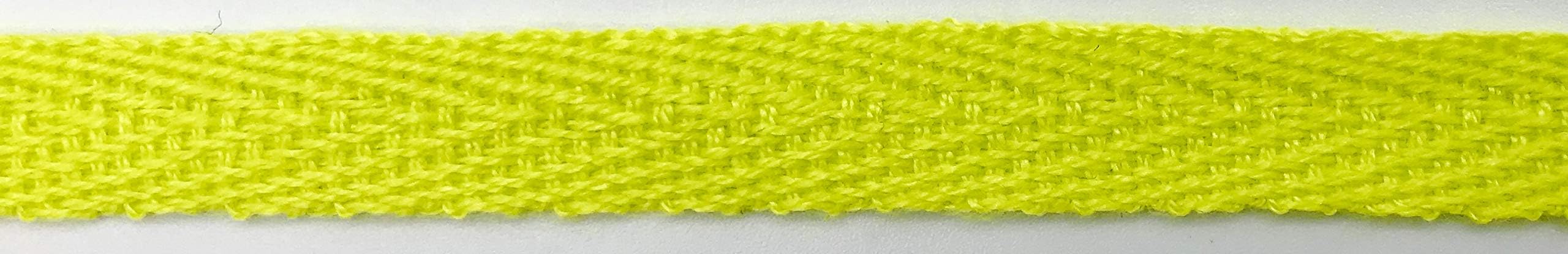 Trimplace Chartreuse Yellow 3/8" Twill Tape - 18 Yards