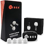 Vibes High Fidelity Concert Earplugs - Hearing Protection Ear Plugs Noise Reduction for Concerts, Fitness Classes, Motorcycle, Sensory Disorders (Tinnitus Relief & Autism) - As Seen on Shark Tank