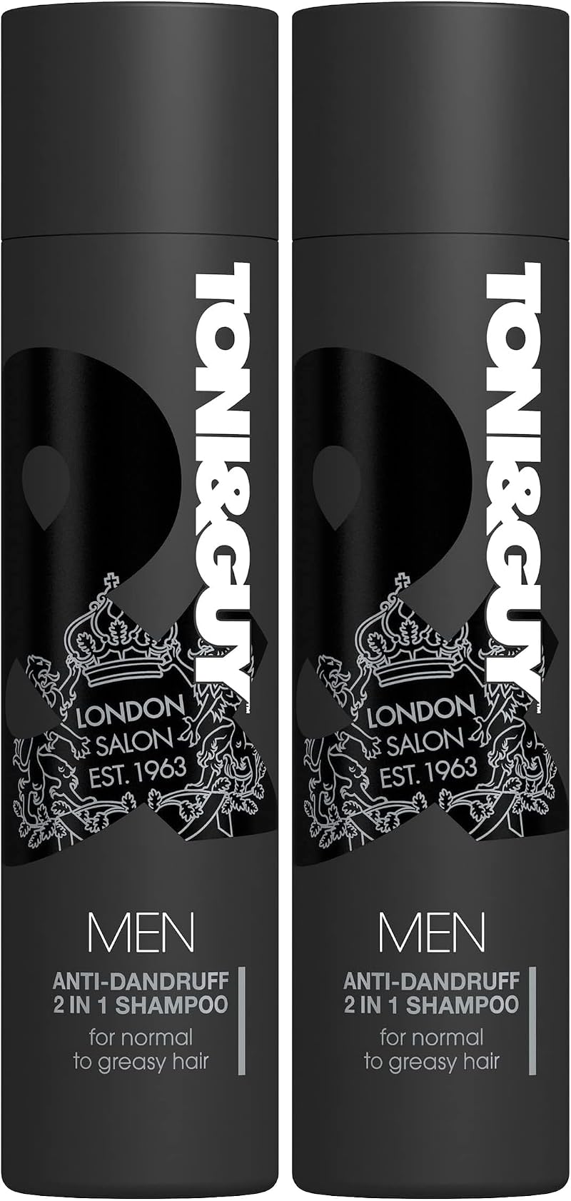 TONI&GUY Men Anti Dandruff 2 in 1 Shampoo 250ml Pack of 2