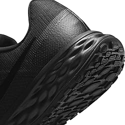 NIKE Men's Race Sneaker, Black Black Dk Smoke