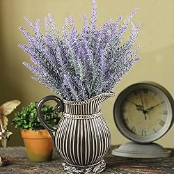 CATTREE Artificial Lavender Flowers, 6 Pack Fake