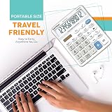 CATIGA CD-2776 Premium 12-Digit Desktop Calculator 5-Inch LCD Dual Power view 7